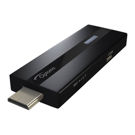 Optoma hdcast pro User Manual