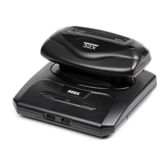 Sega Genesis 32X Instruction Manual