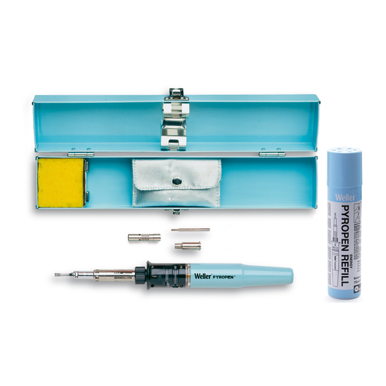 Weller PYROPEN Operating Instructions Manual