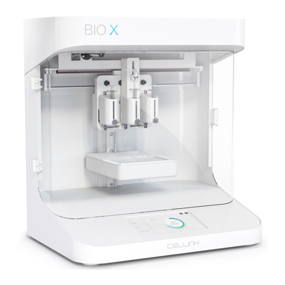 Cellink BIO X 3D Bioprinter Bioprinting Manuals