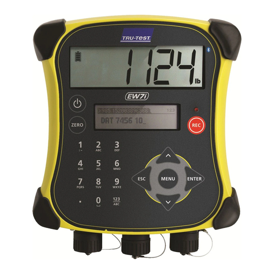 Tru-Test EziWeigh7i Quick Start Manual