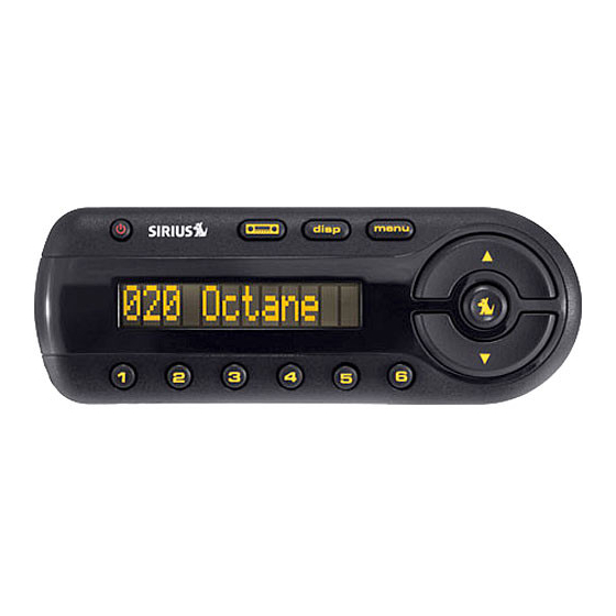 Sirius Satellite Radio SIRIUS InV2 User Manual