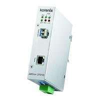 Korenix JetCon 3701G Quick Installation Manual