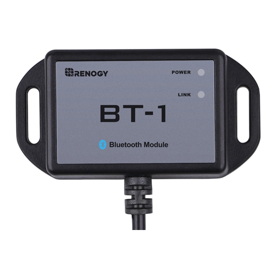 Renogy BT-1 Manual