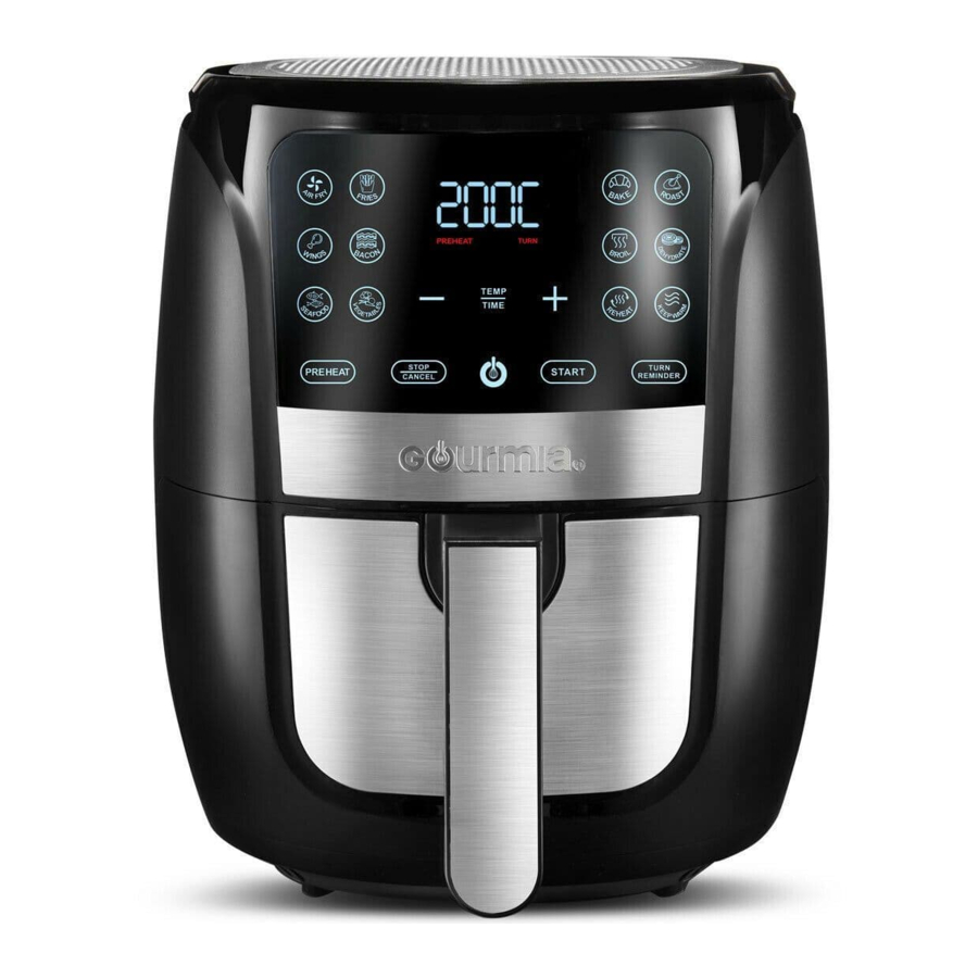 Gourmia 5.7/6qt Digital Air Fryer GAF698 Manual ManualsLib