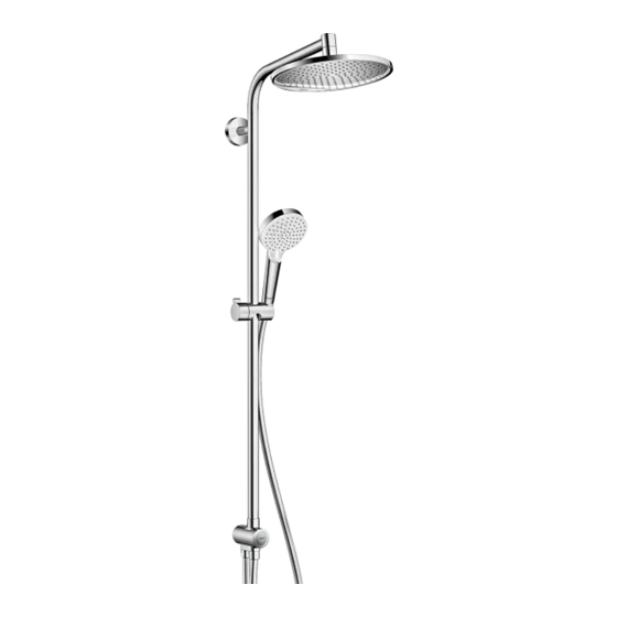 Hans Grohe Crometta S 240 Reno EcoSmart 27270000 Instructions For Use/Assembly Instructions