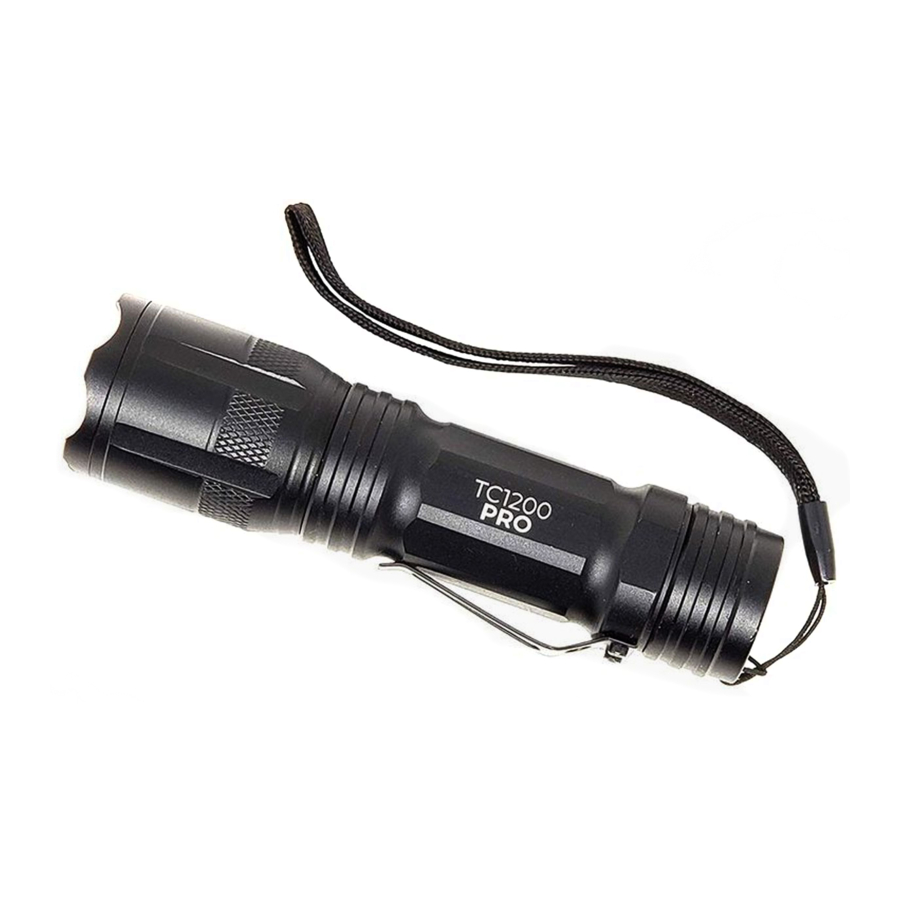 1TAC TC1200 PRO - 1200 Lumens Tactical Flashlight Manual