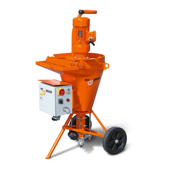 PFT BOLERO 400V Operating Manual