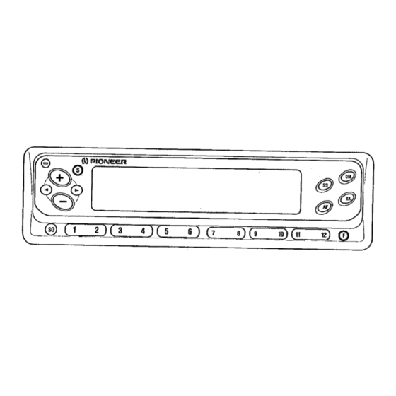 Pioneer DEH-P825R Manuals