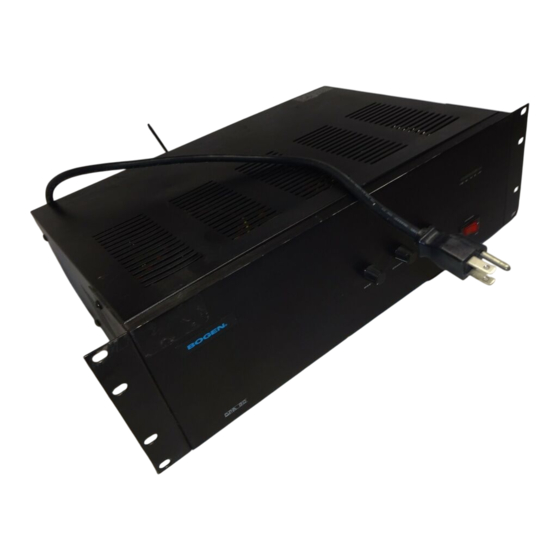 Bogen DPA-80 Installation &  Operation Instruction