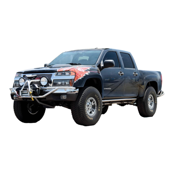 MTX Chevy Colorado Crew Cab User Manual