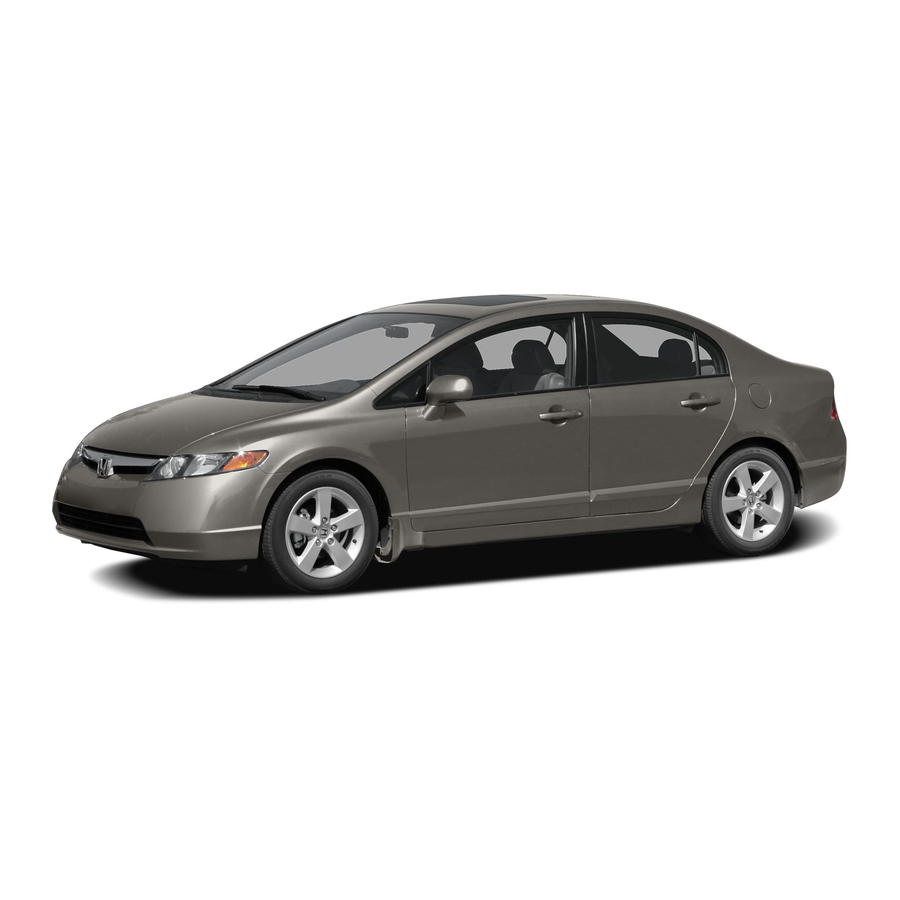 Honda 2007 Civic GX Online Reference Owner's Manual