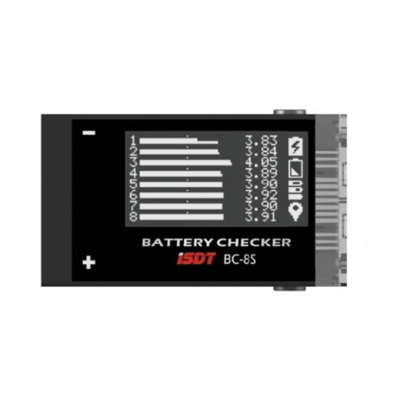 ISDT BC-8S Battery Checker Manuals