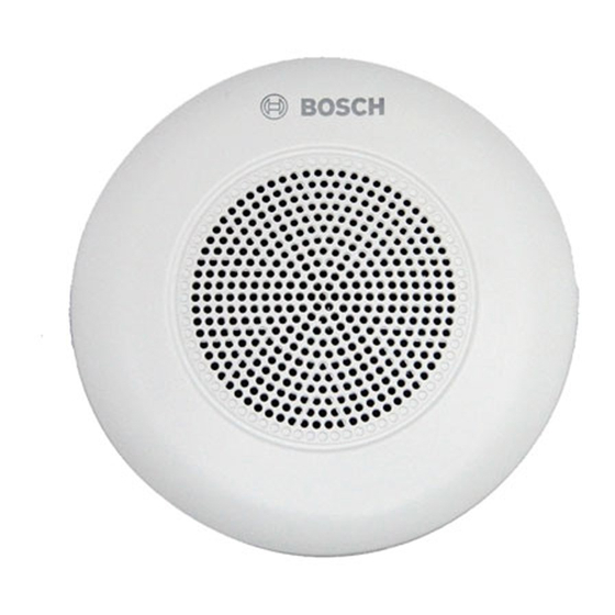 Bosch LC5-WC06E4 Installation Note