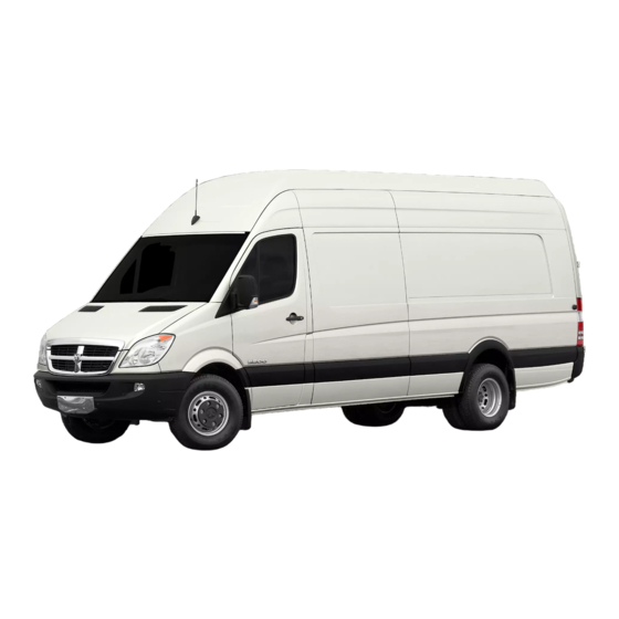 Dodge Sprinter 2009 Owner's Manual