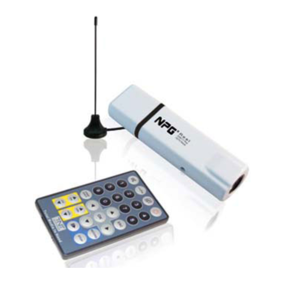 NPG Real DVB-T F Plus Installation Manual