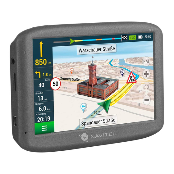 Navitel E200 TMC User Manual