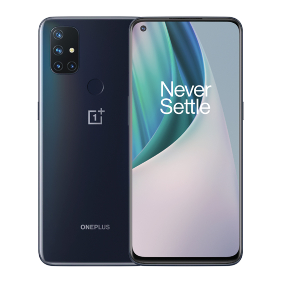 OnePlus Nord N10 5G Manuals