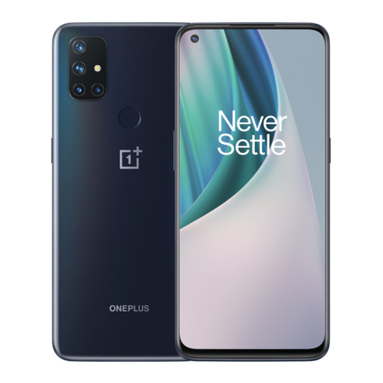 OnePlus Nord N10 5G User Manual