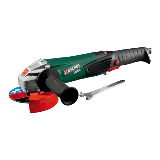 Parkside PWS 125 A1 Operation And Safety Notes