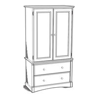 Chaparral Monterey Armoire 549W Assembly Instructions Manual