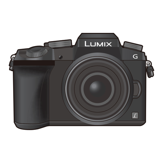 Panasonic DMC-G7SINGLE Manuals