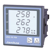 Janitza UMG 96 RM-EL Operating Instructions And Technical Data