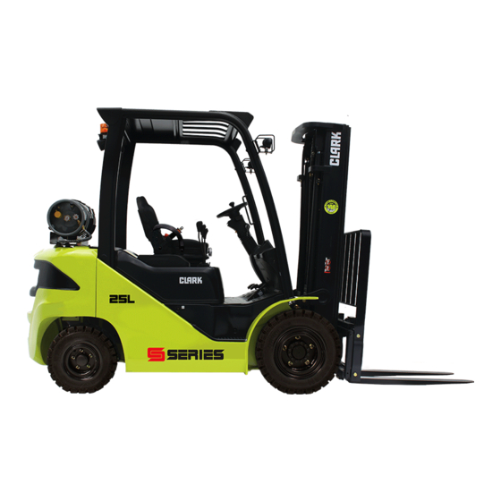 Clark S20 D Operator's Manual