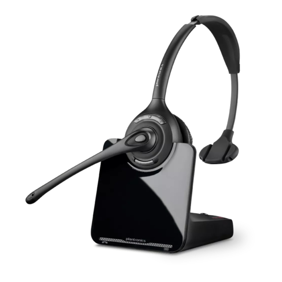 Plantronics CS510-XD Manuals