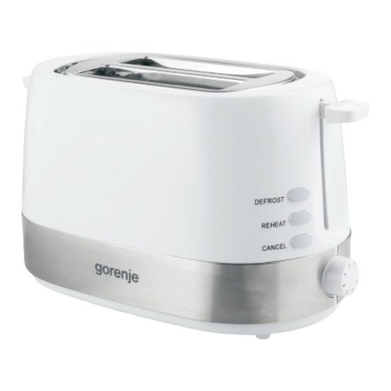 Gorenje T850WE Instruction Manual