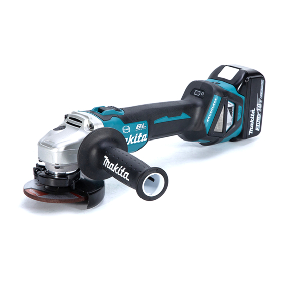 Makita DGA463Z Instruction Manual