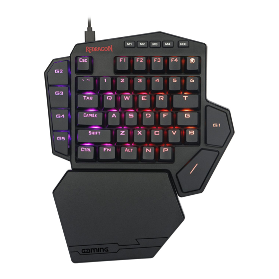 REDRAGON K585RGB-KS Operating Instructions