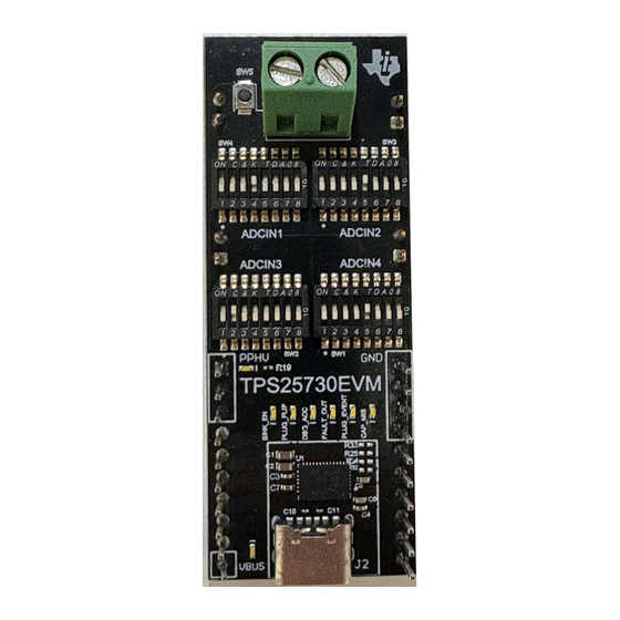 Texas Instruments TPS25730 User Manual