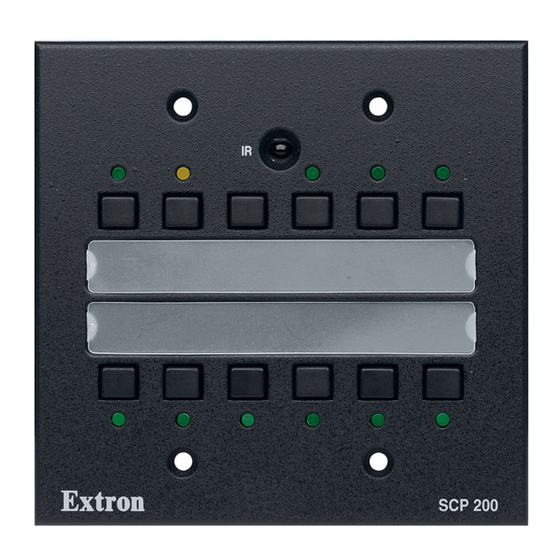 Extron electronics SCP 200 User Manual
