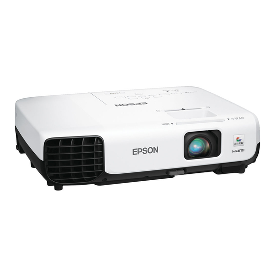 Epson VS330 XGA Quick Reference Manual