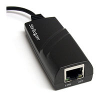 StarTech.com USB21000S Instruction Manual