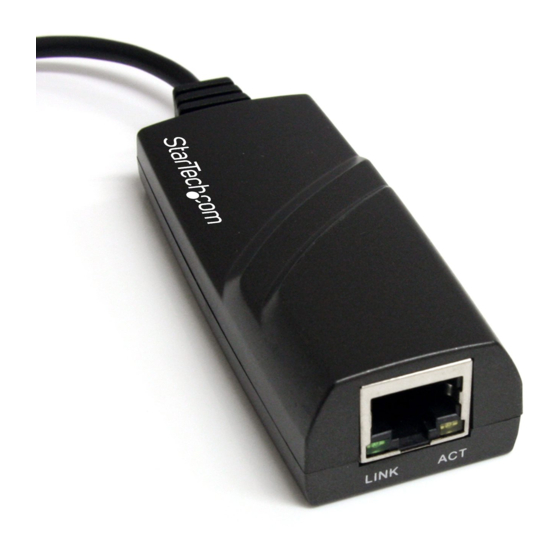 StarTech.com USB21000S Instruction Manual