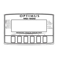 Optimus MD-1600 Owner's Manual