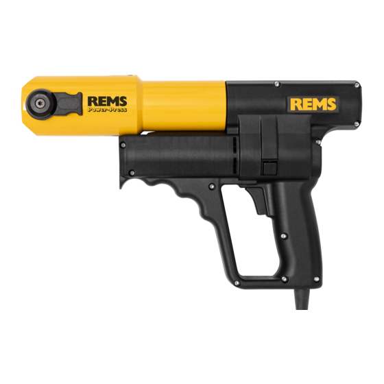 REMS Power-Press E Instruction Manual