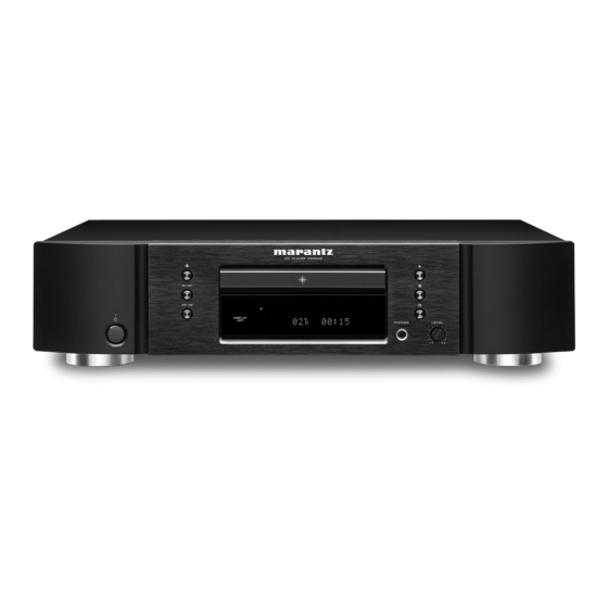 Marantz CD5005 Quick Start Manual