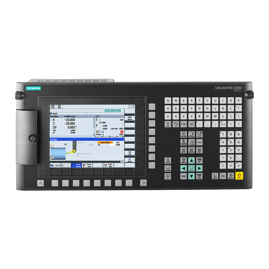 Siemens SINUMERIK 828D Commissioning Manual