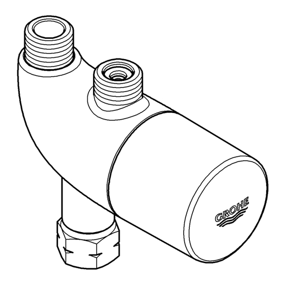 Grohe GROHTHERM MICRO 34 487 Installation Instructions Manual