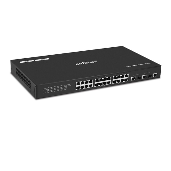 gofanco EthSwitch24P-2 User Manual