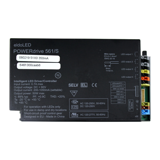 eldoLED POWERdrive 561/S Wiring Diagram