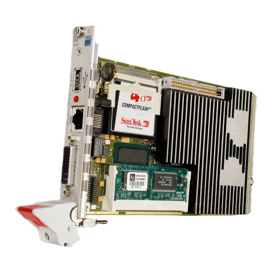 EKF CompactPCI CC5-RAVE Bios Quick Reference