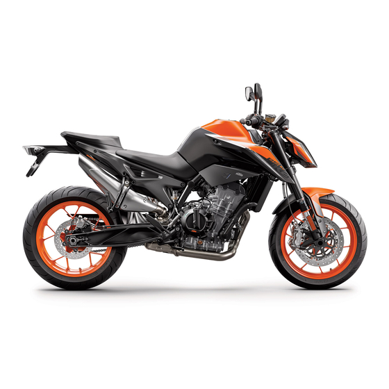 KTM 890 DUKE 2021 Owner's Manual