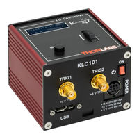 THORLABS K-Cube KLC101 User Manual