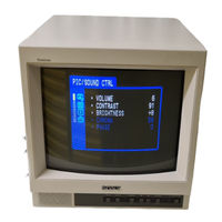 Sony Trinitron PVM-14L1MDE Instructions For Use Manual