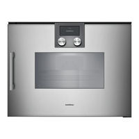 Gaggenau BSP2511.1 User Manual And Installation Instructions