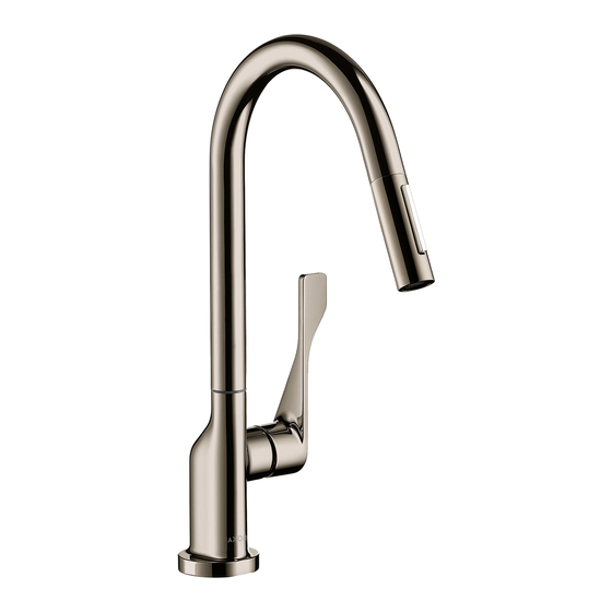 Hans Grohe AXOR Citterio 39835 Series Instructions For Use/Assembly Instructions